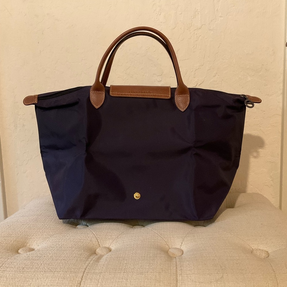 Longchamp Purple Le Pliage Tote - Picture 3 of 5